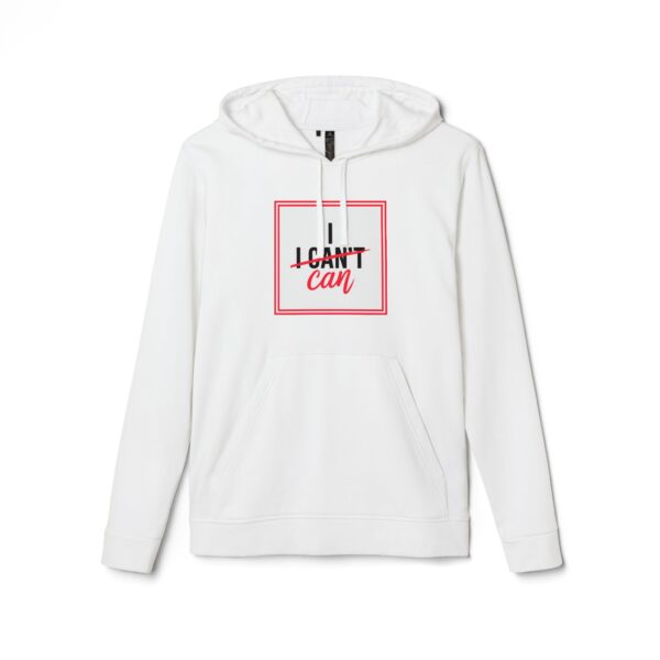 adidas Unisex Fleece Hoodie "I Can"