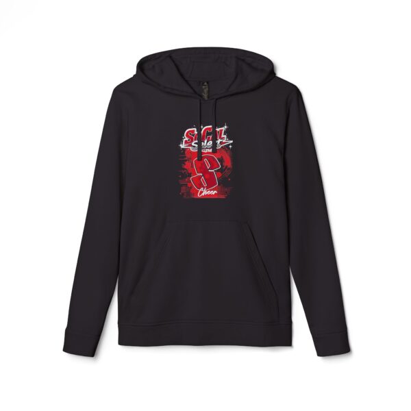 Adidas Unisex Fleece Hoodie - Sporty Graphic Design for Active Lifestyles