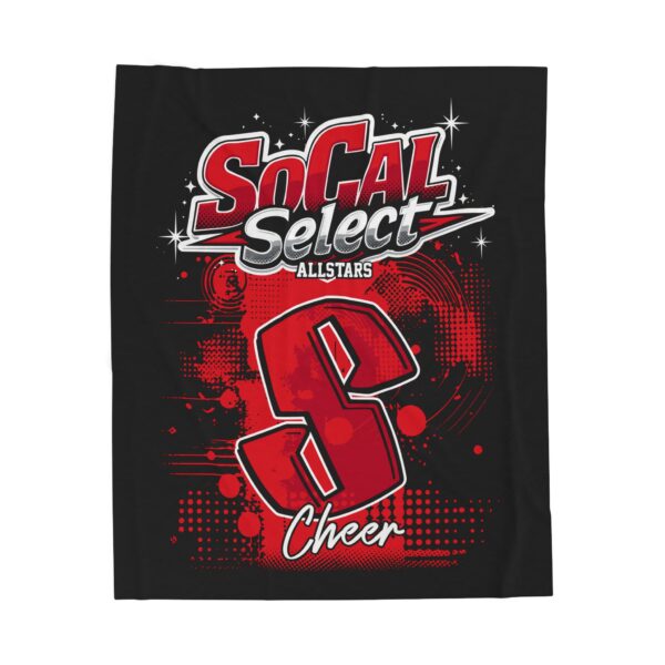 SoCal Select Cheer Velveteen Plush Blanket - Cozy Team Spirit Throw