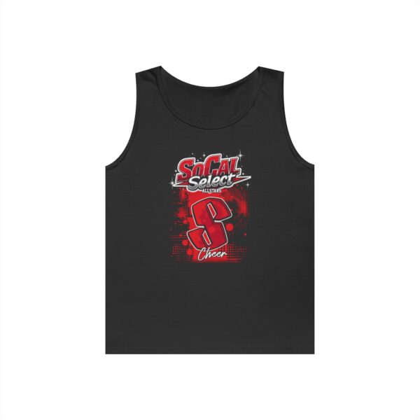 Cheerleading Team Heavy Cotton Tank Top - SoCal Select Custom Design