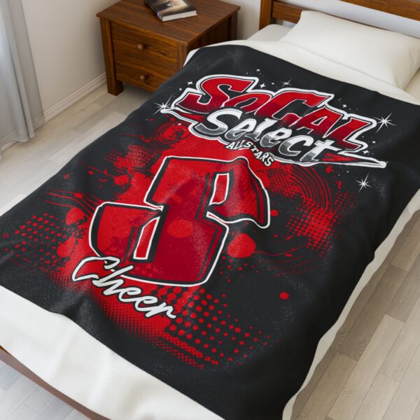 SoCal Select Cheer Velveteen Plush Blanket - Cozy Team Spirit Throw - Image 3