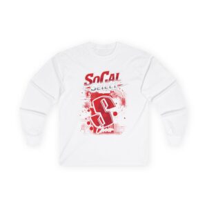 Fearless SoCal Long Sleeve Tee - Unisex Cotton Shirt for Sports Encouragement 2024-2025